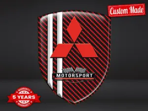 Mitsubishi Domed Aufkleber Langlebig Premium Max Hohe Qualität